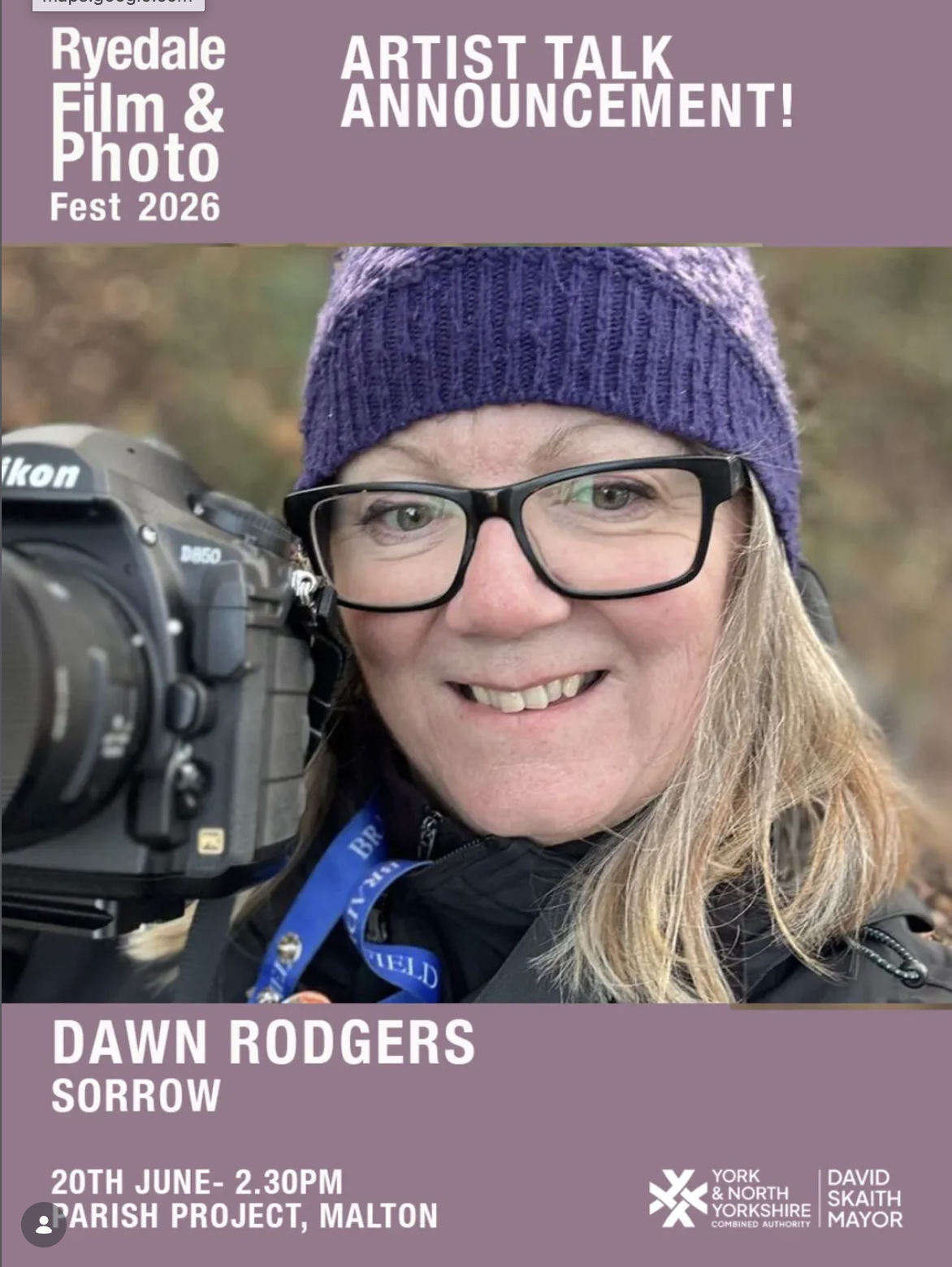 Artist Talk- Ryedale Photography festival