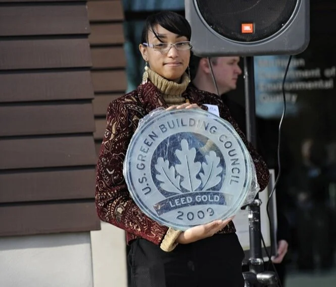 Internship - LEED Building, Bay City Business Center's Ribbon Cutting Ceremony in Bay City, Michigan