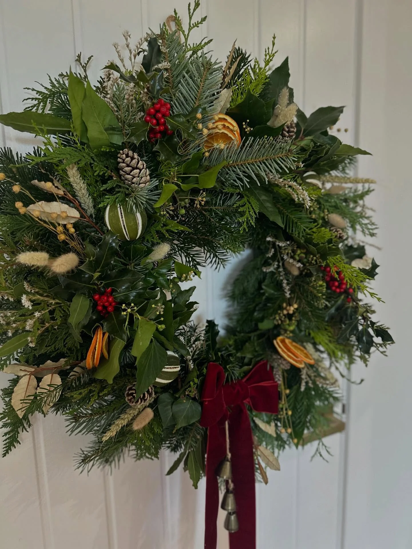 I have had a lot of fun these last few days and I am already half way through our workshops &hellip; the level of wreath making this year has been epic! So many beautiful wreaths. Please tag me so I can see them in pride of place on your doors &helli