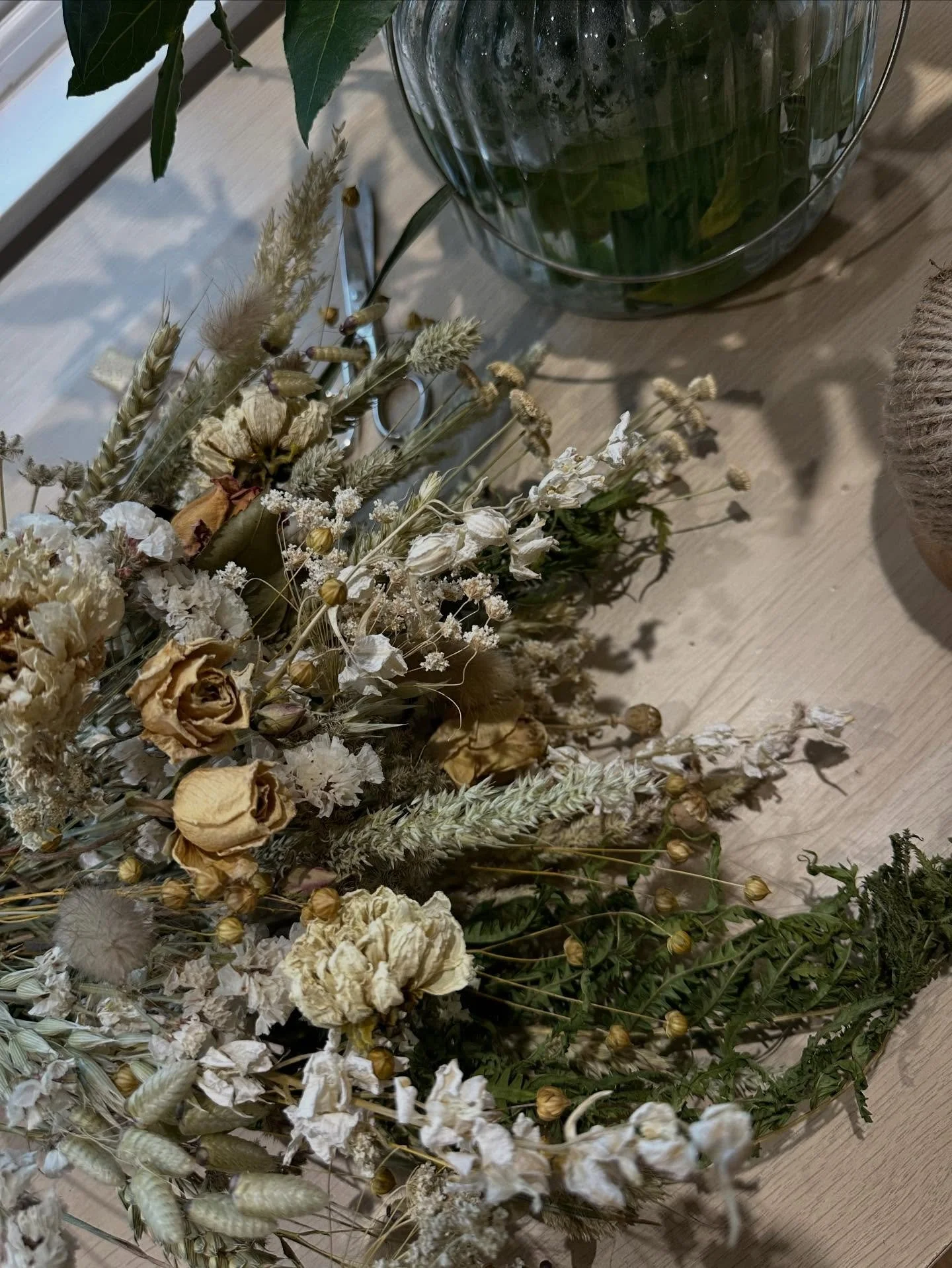 Our frost bouquet waiting to bring joy. Dried florals are a process that I have come to love 🤍 

Grown from a tiny seed, nurtured, picked and then allowed time to dry, they will bring joy day after day, month after month, year after year. 

#ottilie