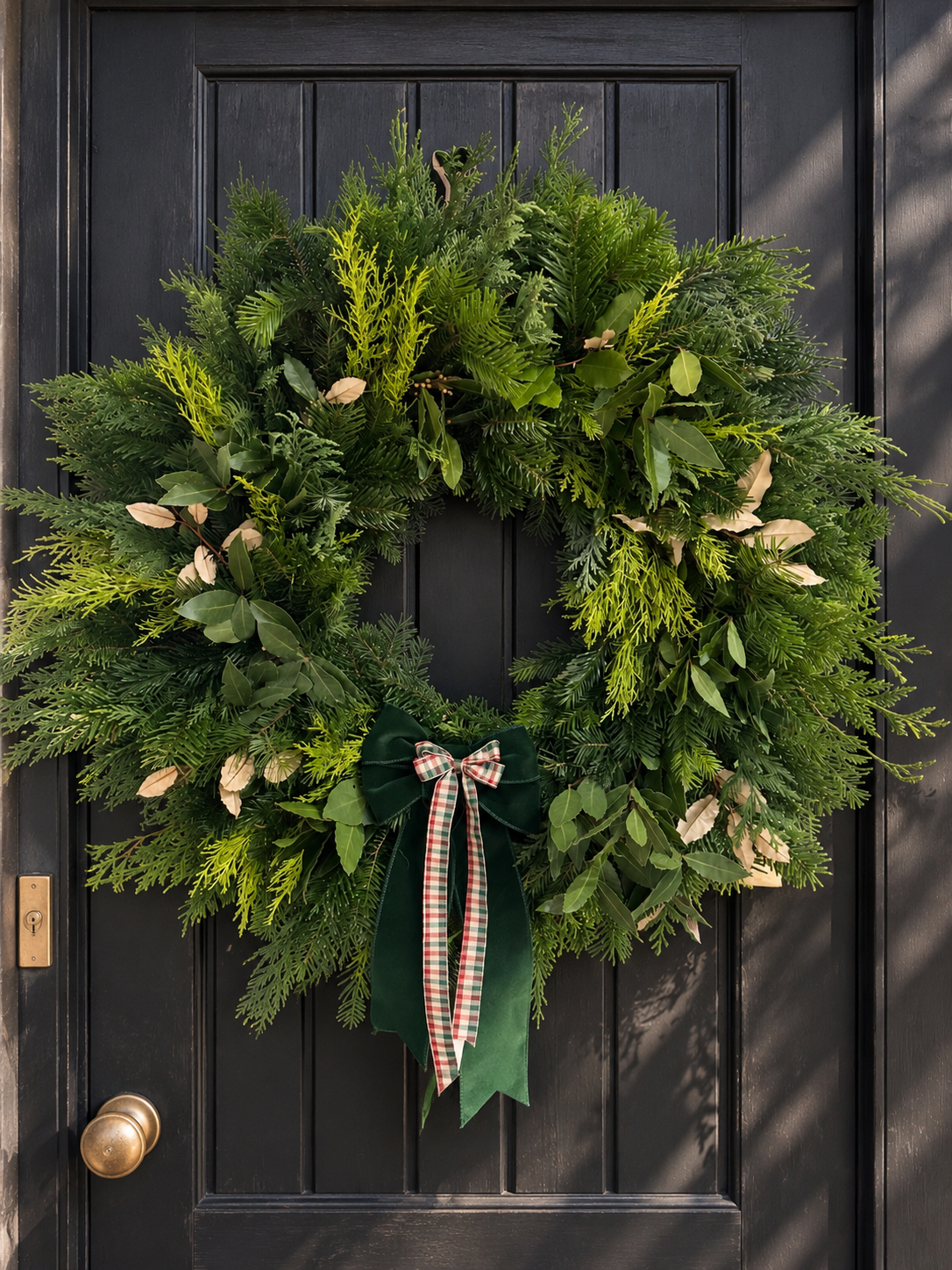 DIY Foliage Christmas Wreath Box - The Sophia