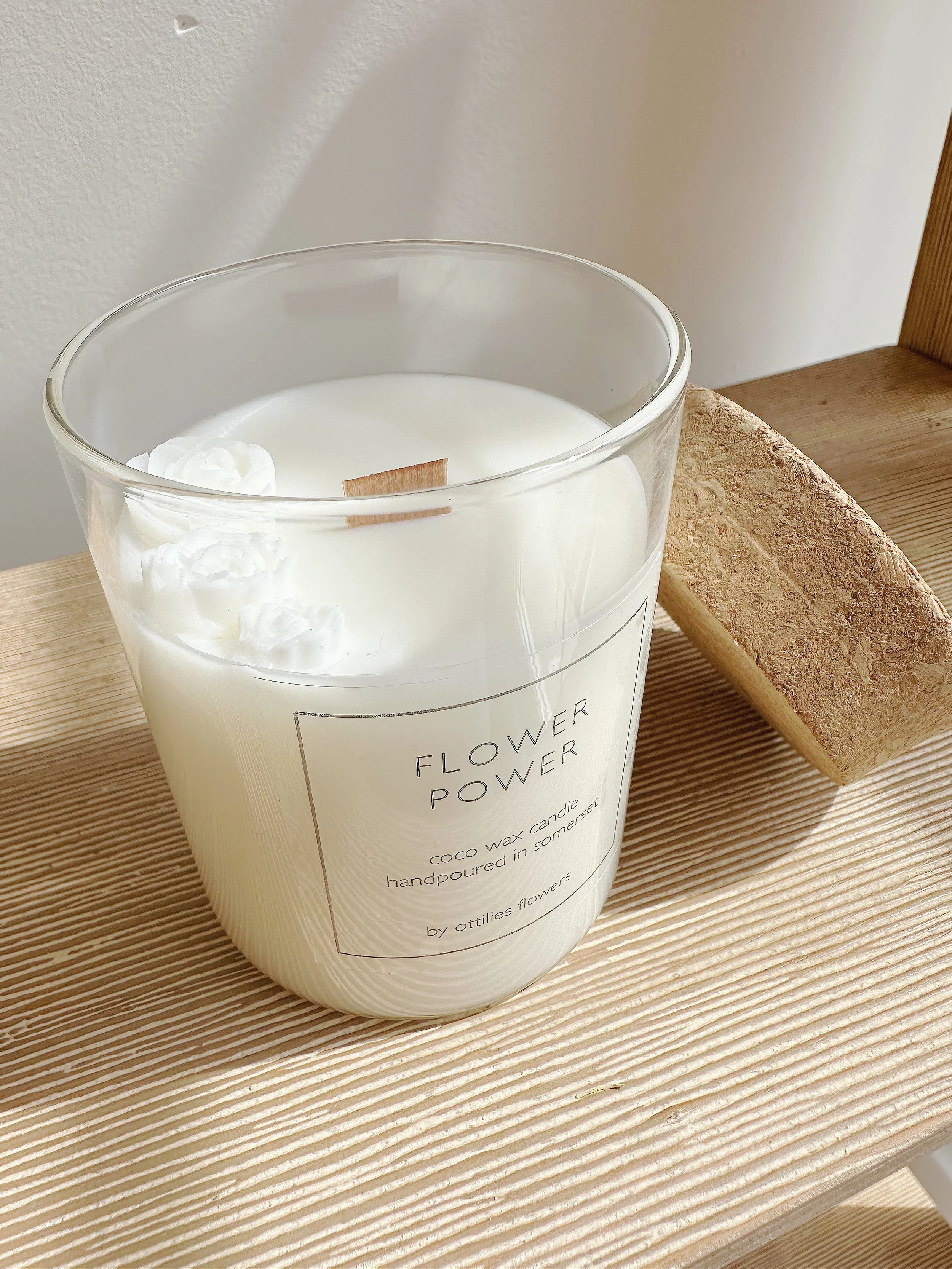 coconut wax scented candle