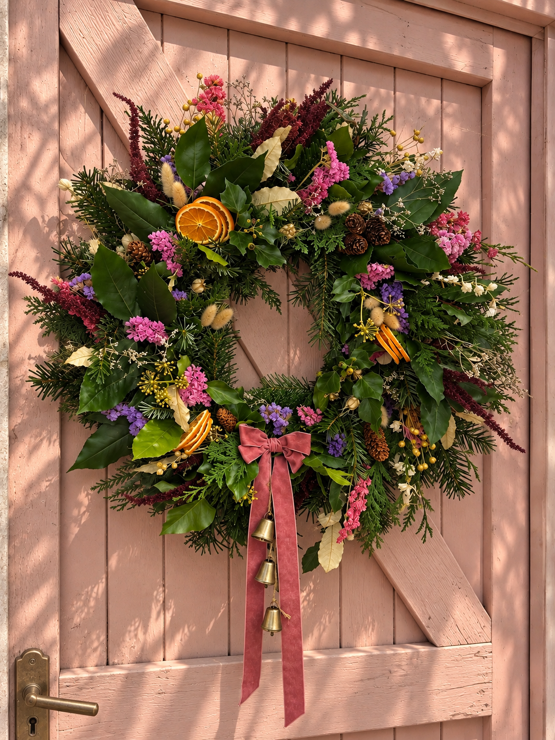 Dried Flower Christmas Wreath