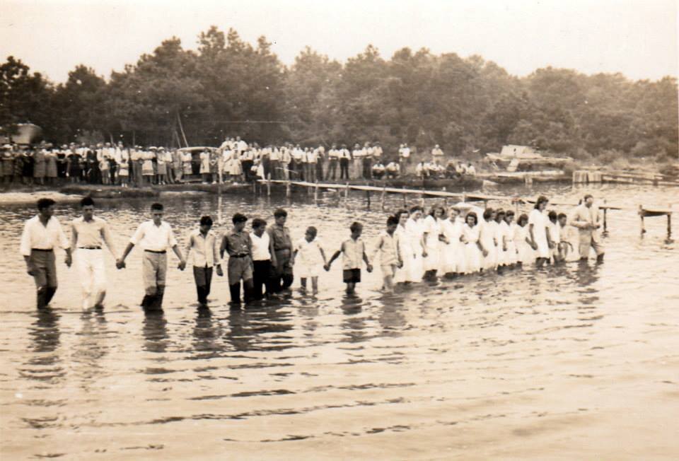 Davis Shore Baptizing