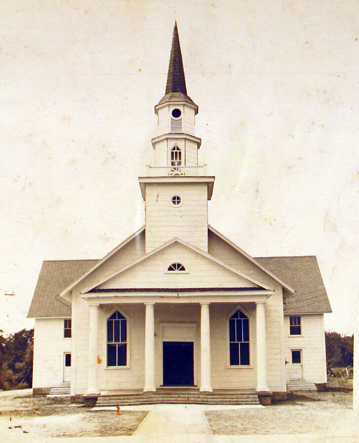 Davis First Baptist Church circa 1940s from Fran Murphy.jpg