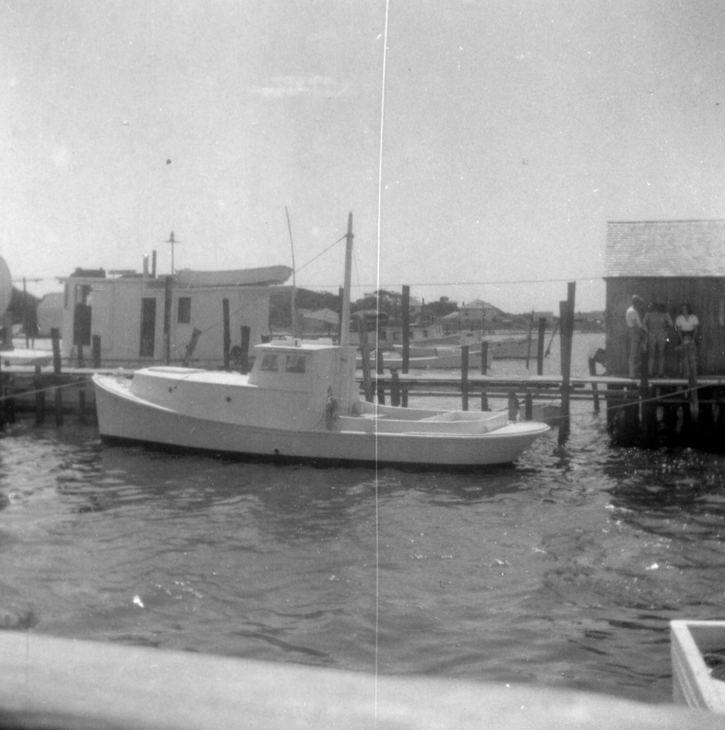 Work boat tied up at Atlantic, 40s.jpg