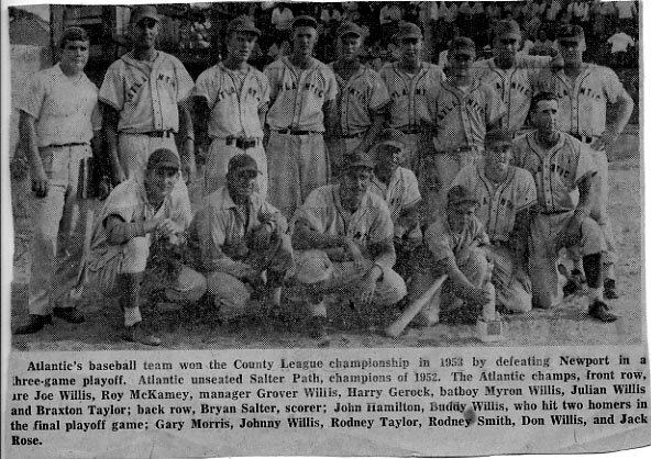 Atlantic Baseball article 1953 
