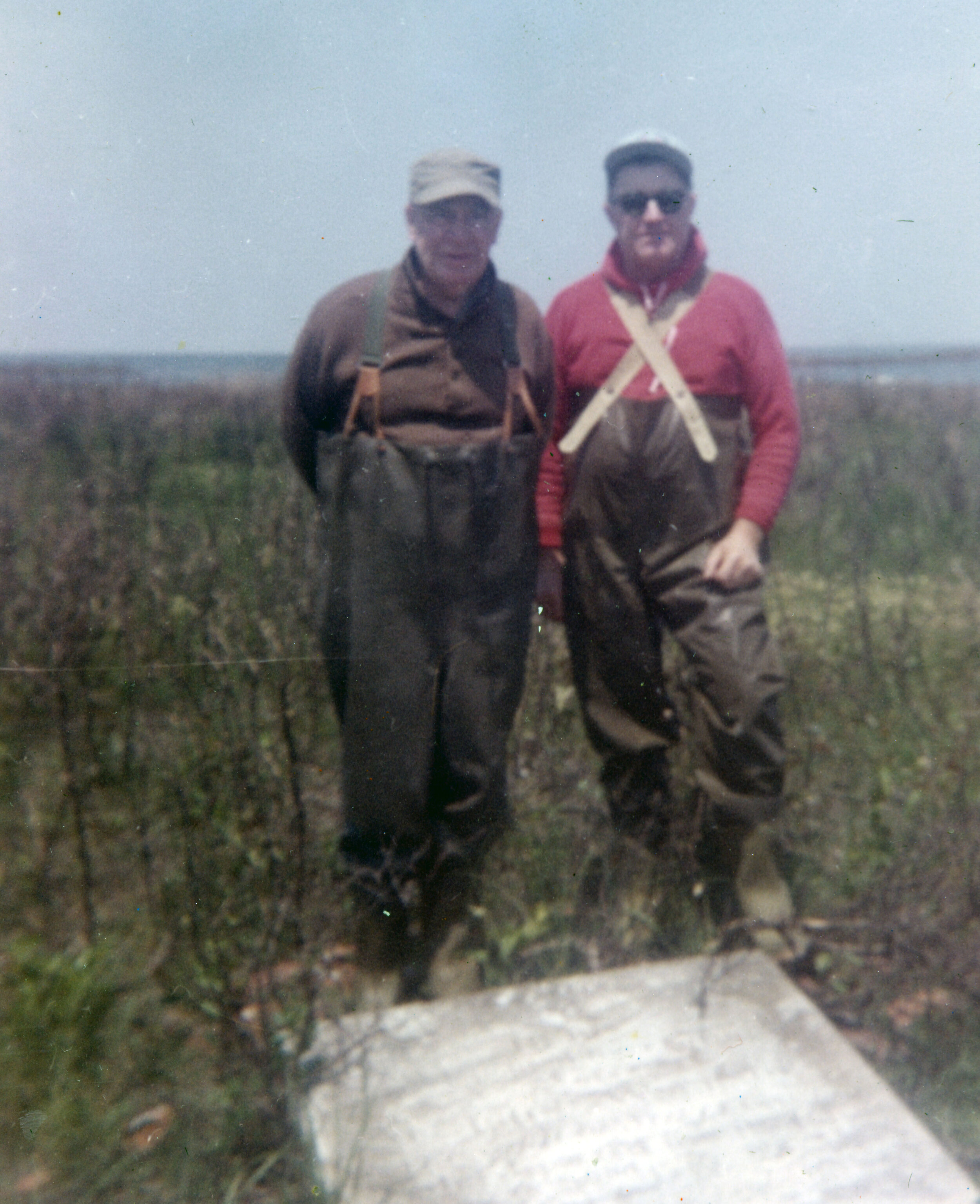 Gov Luther Hodges duck hunting with Elmer Willis