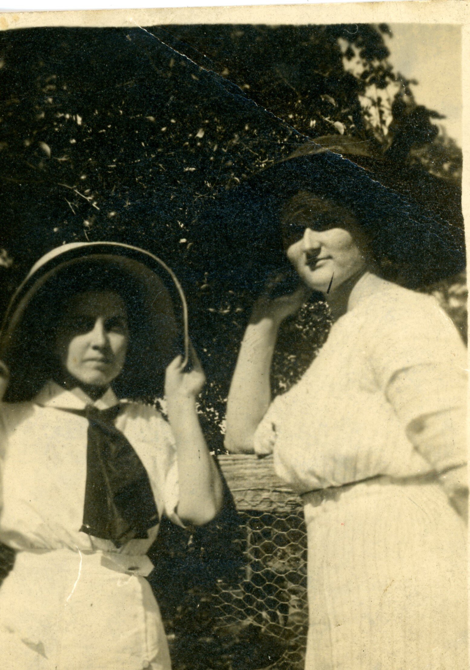 R-L: Marena Pigott and Ethel Pigott - They lived on Stewart Drive