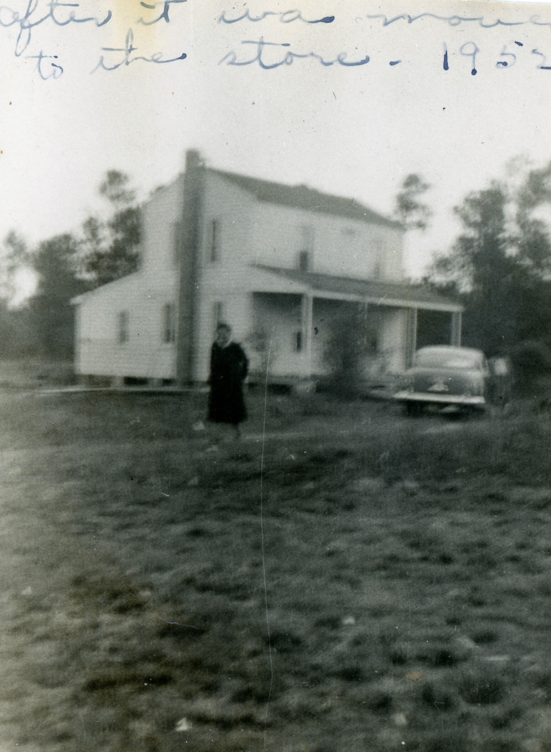 Home of Guy Sr. and Myrtle Chadwick after it was moved to the shore on The Strait