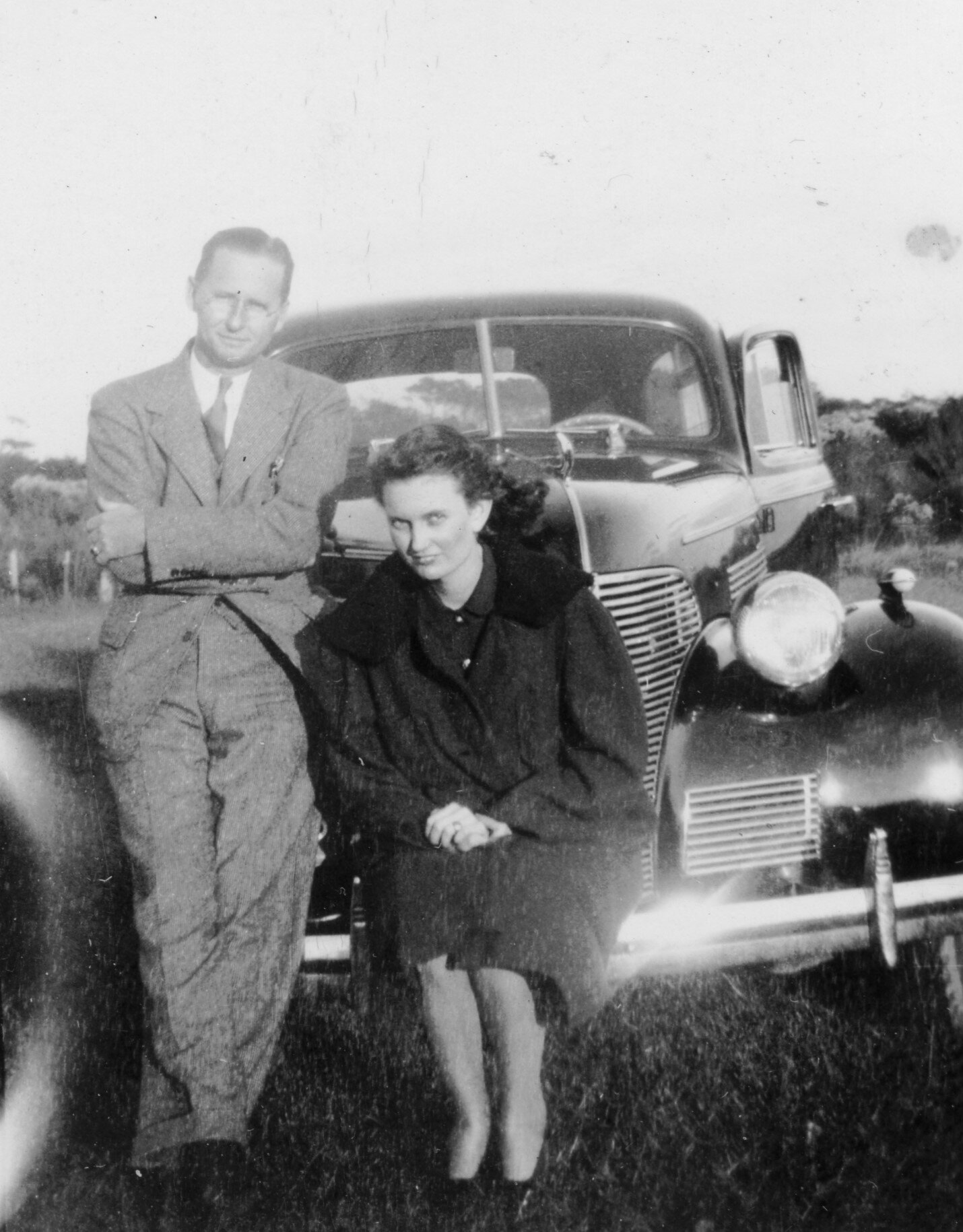 Donald and Anne Chadwick, 1939, at Straits
