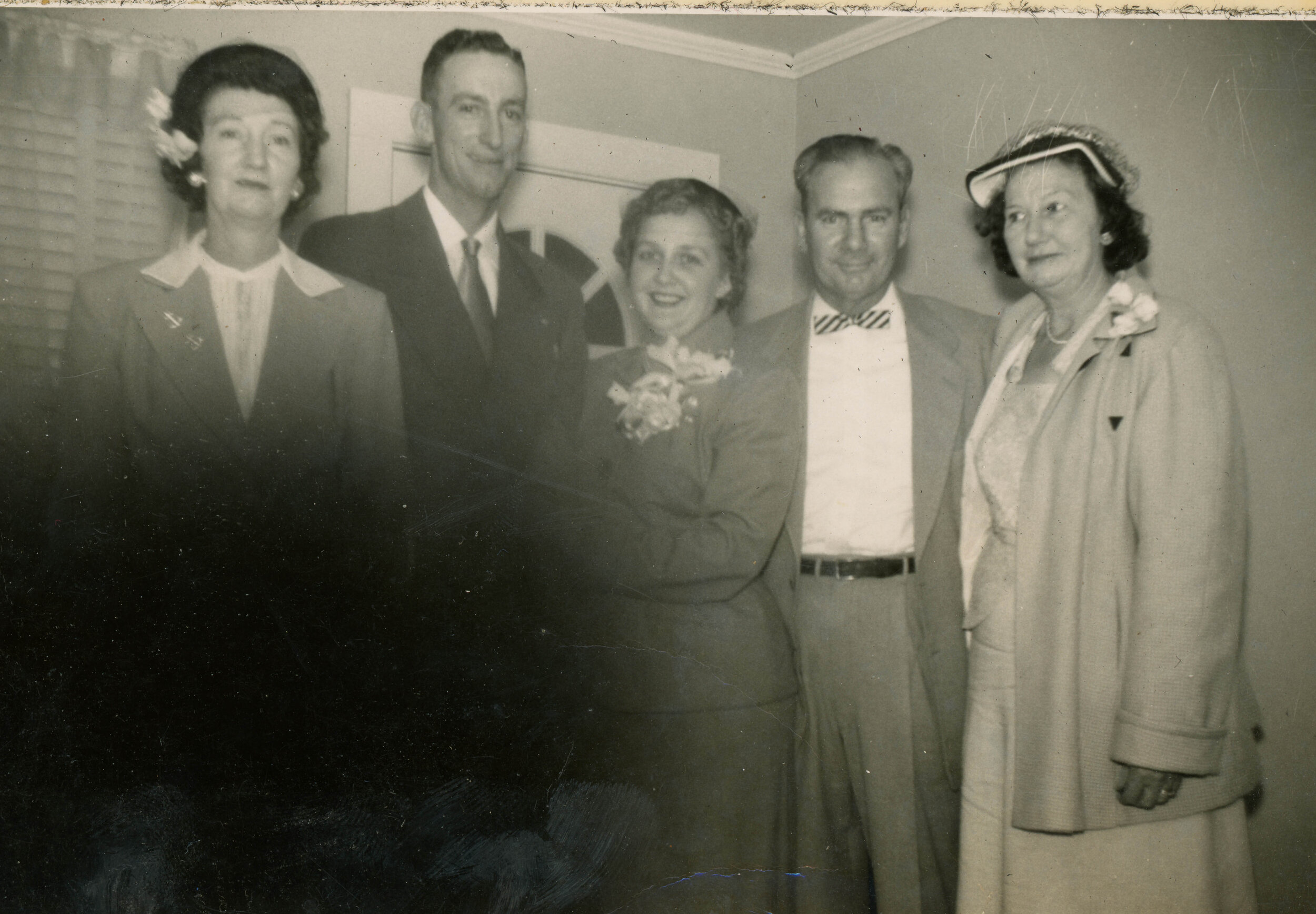 Evelyn David Mamie Claude Virgie David and Mamie Marriage