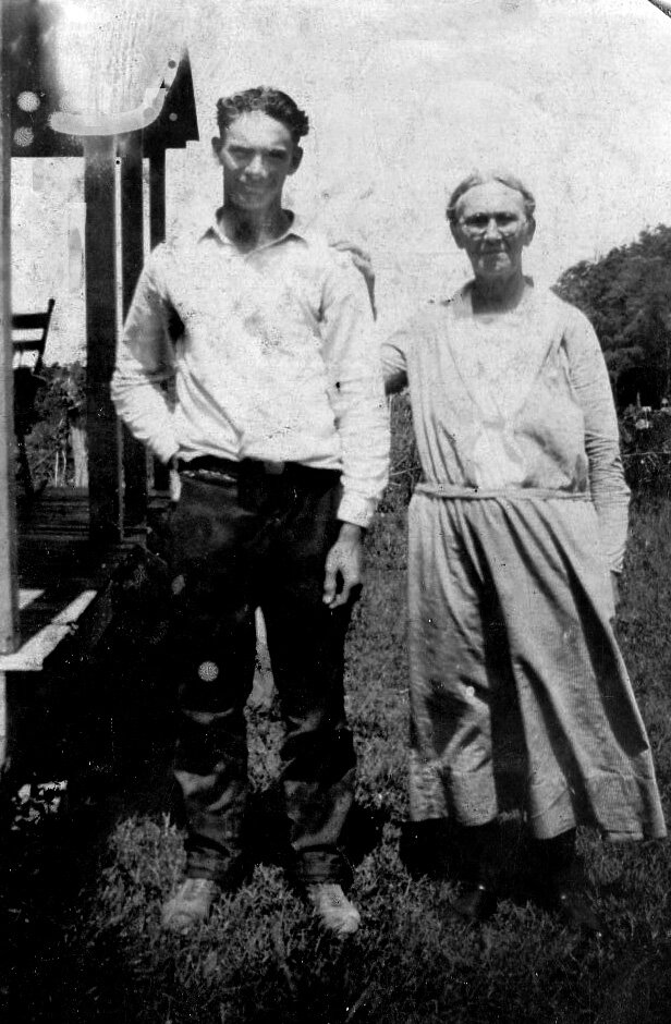 Claude Chadwick and mother Lillie Chadwick