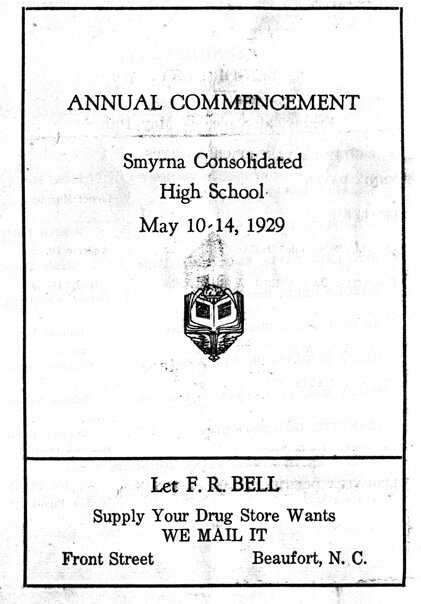 Smyrna School graduation program