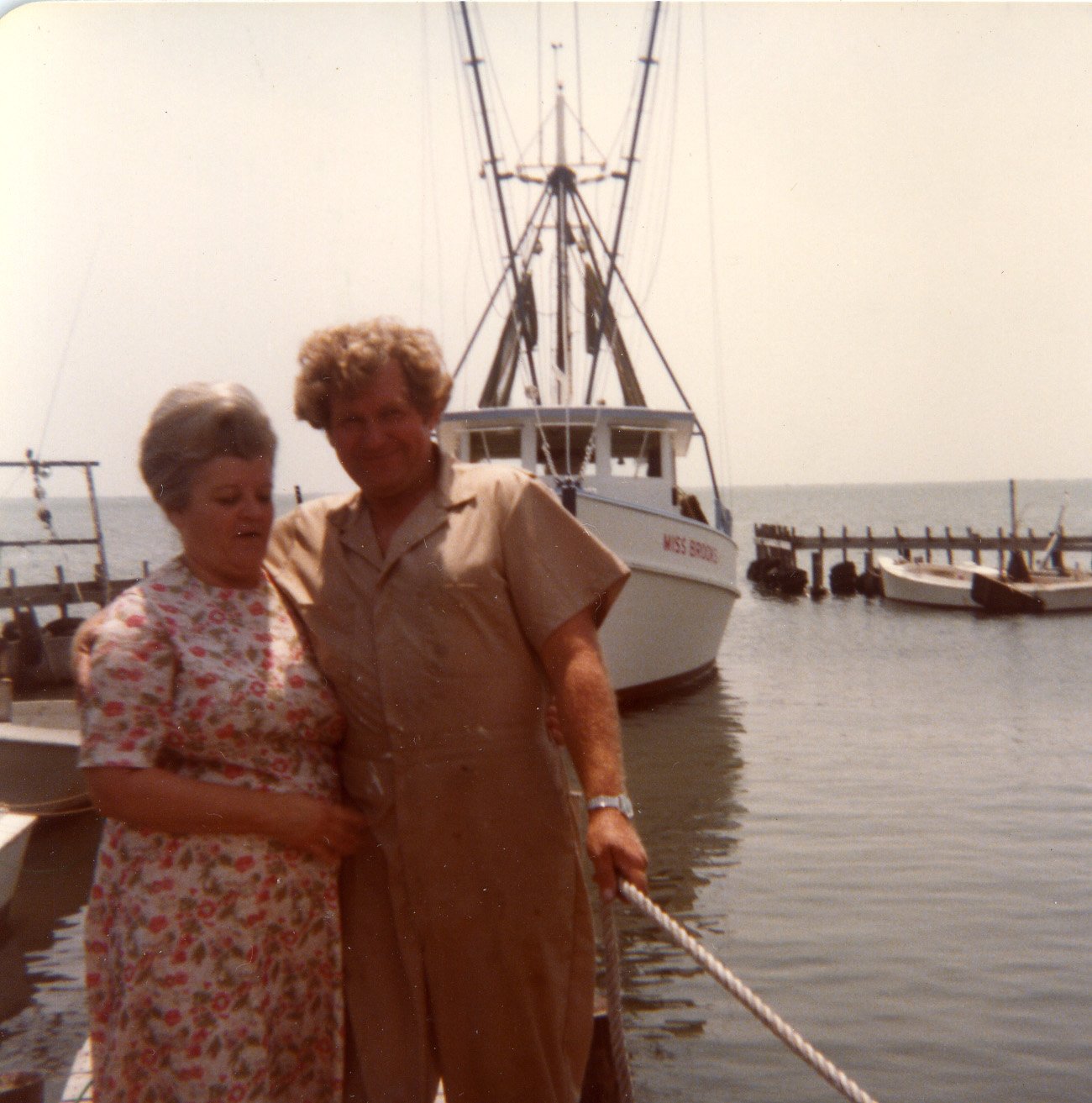 One of the five Rose Brothers, Calvin Rose, and wife Esther, circa 1960s