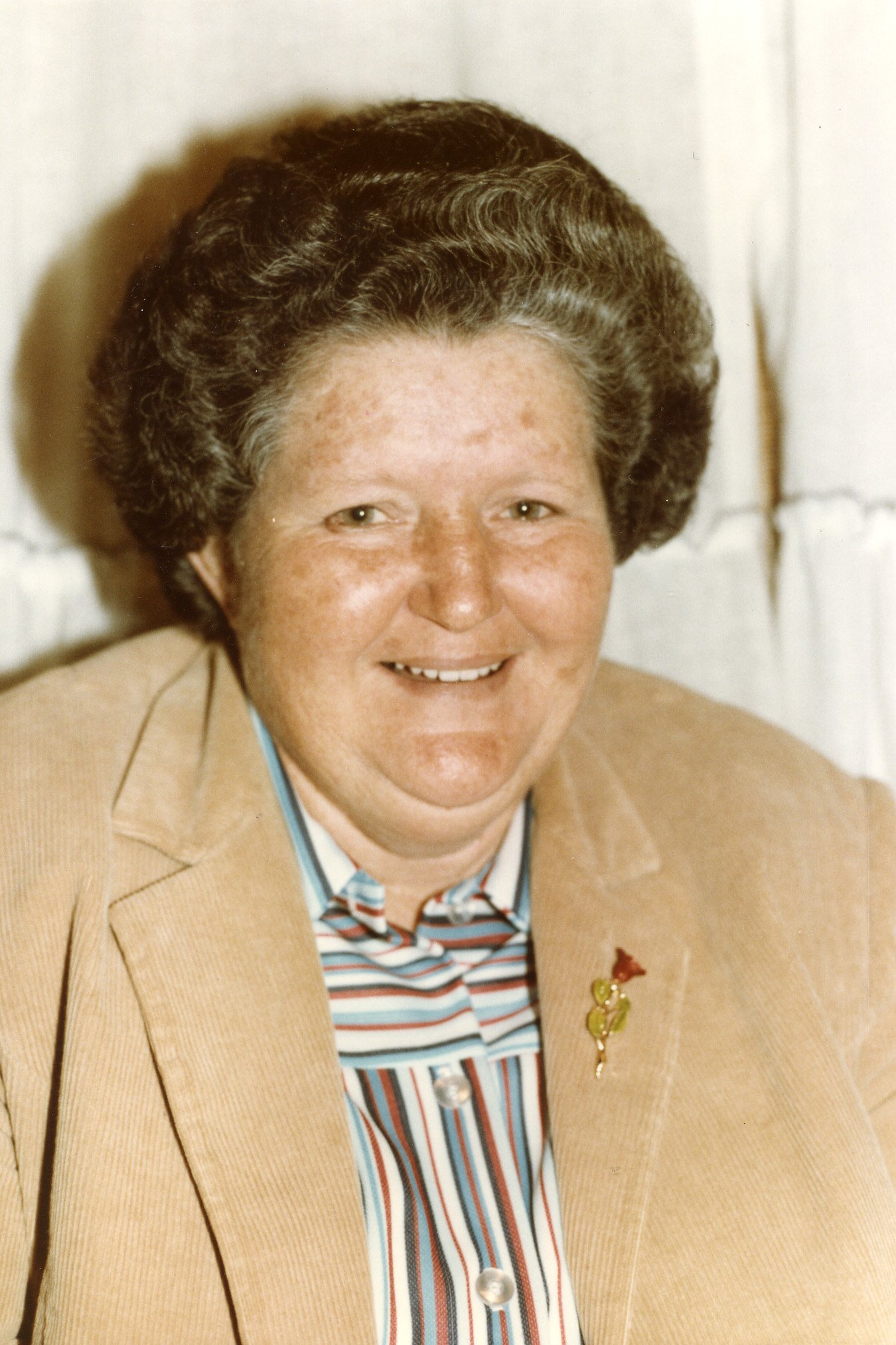 Ms Florence Rose Lewis, sister of the Rose Brothers and wife of Makley Lewis, son of Brady Lewis:&nbsp; all HI boatbuilding families, 1980. 