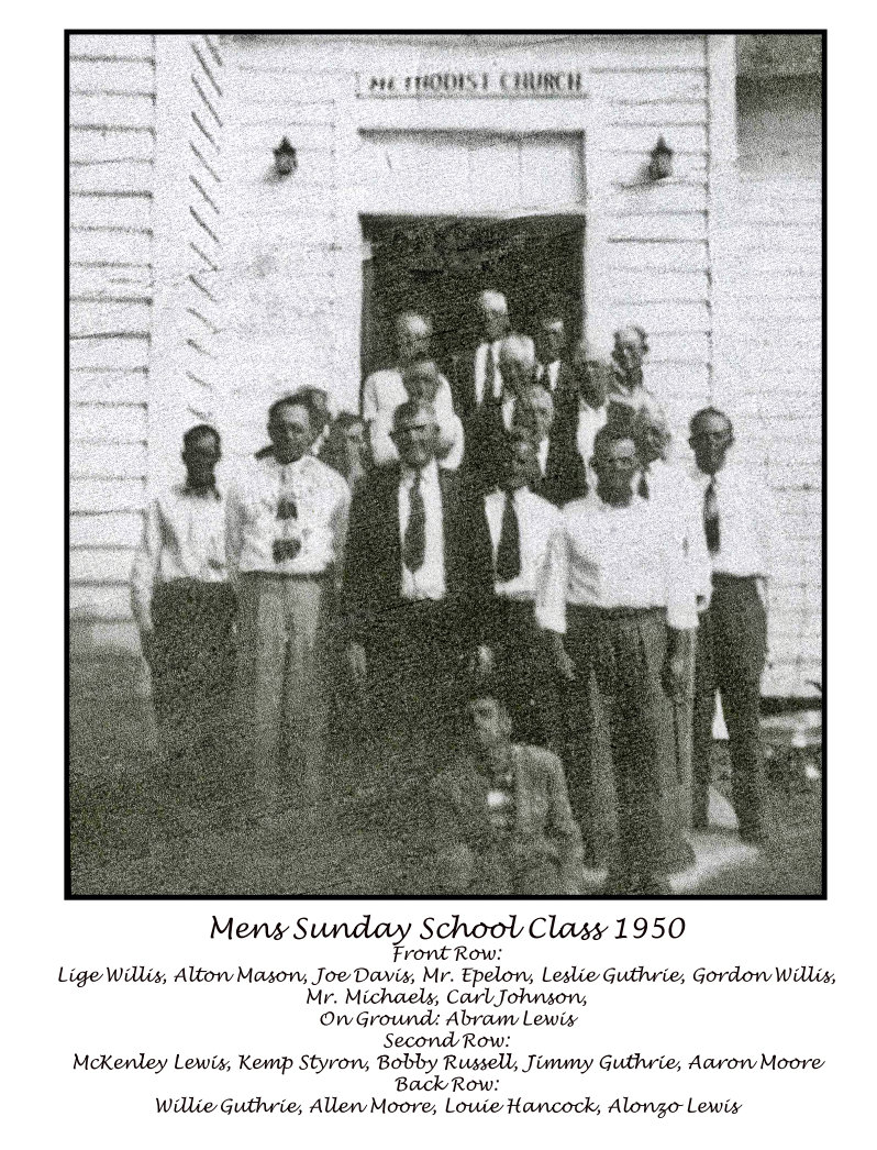 Men's Sunday School Class of 1950