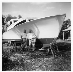 Two boatbuilders