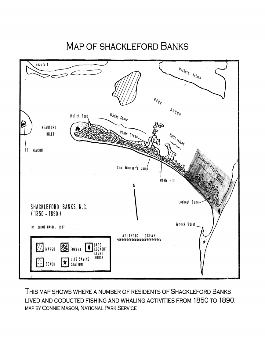 Shackleford Map