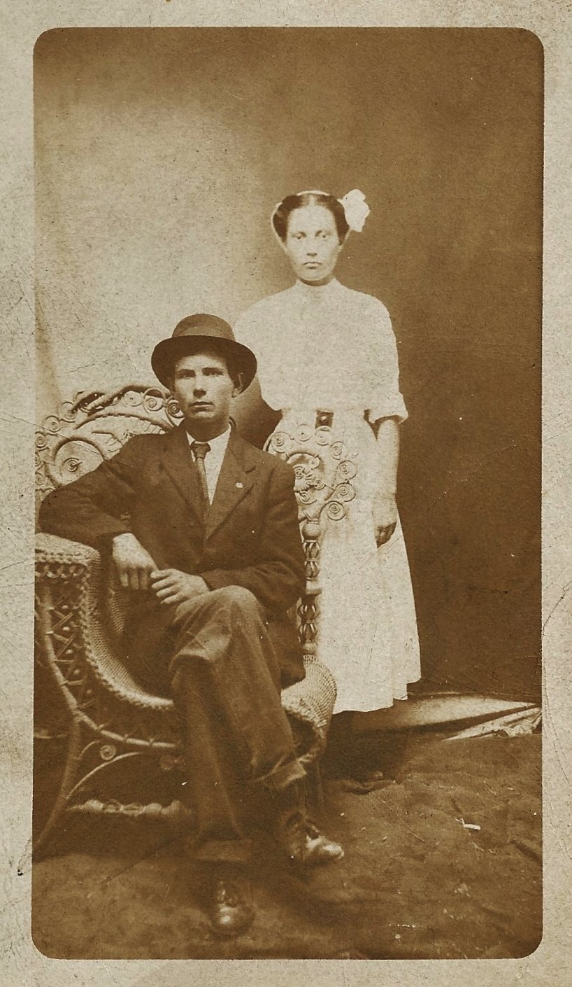Dave and Priscilla Gould c 1911, 16 and 14 years old