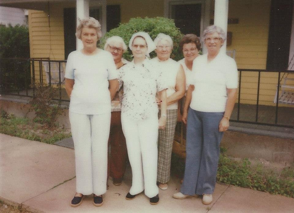 Kathleen Eldred Home.  Etta Lewis, Patsy Humphrey, Debra Rhue, Ella G. Smith, Ruby Wickizer, Madeline Austin