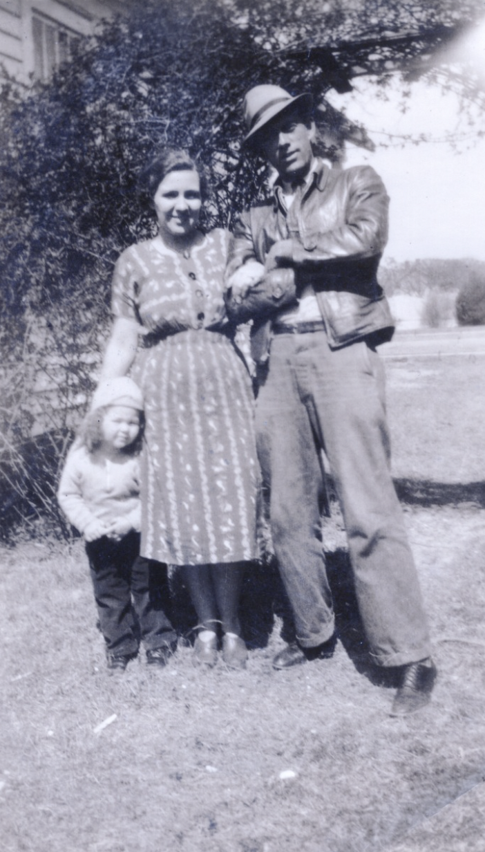 Adelade Guthrie, Bobbie and J.T. Mason 1940