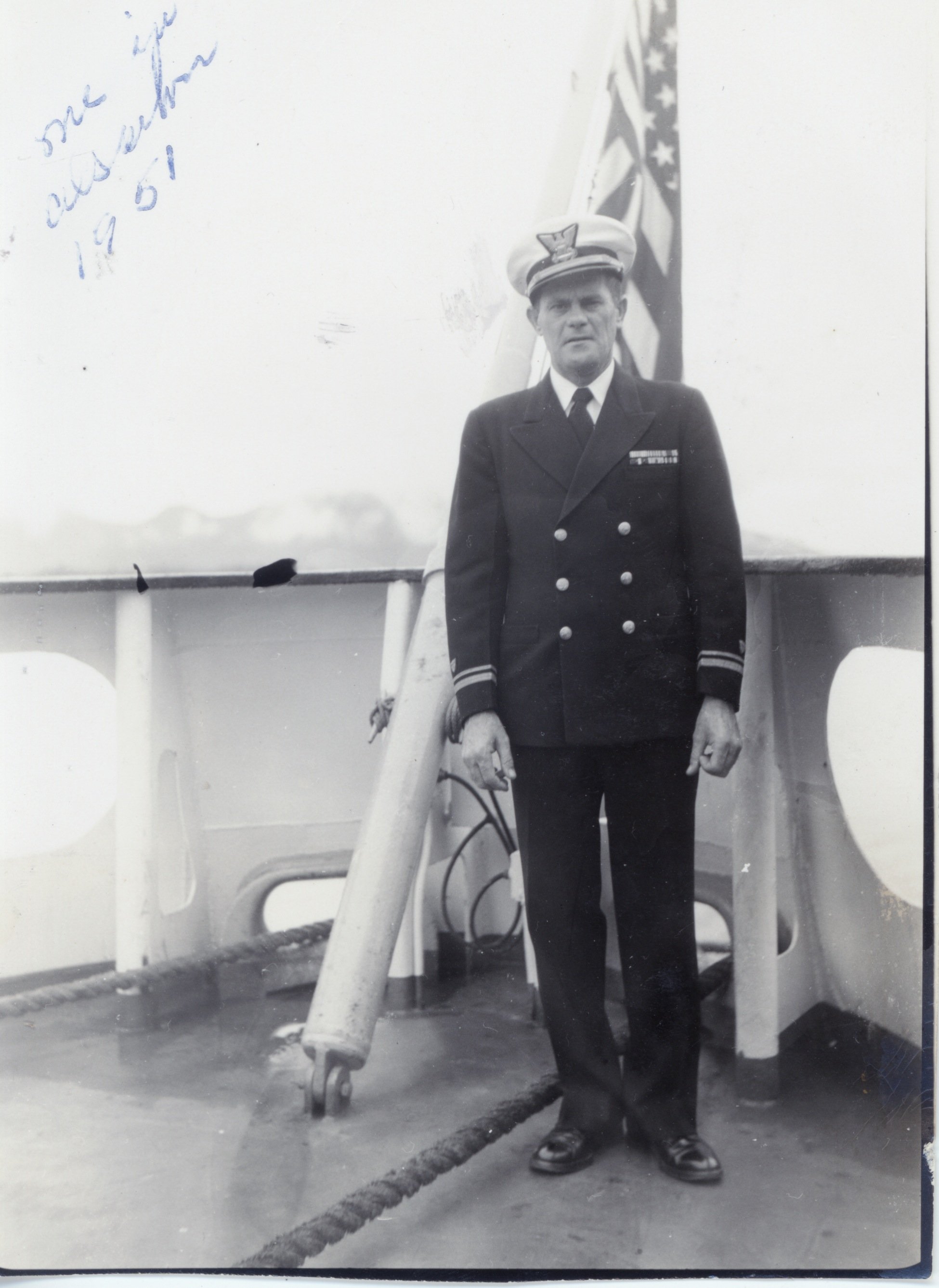 Harvey Edward Willis in Alaska (Coast Guard) ca 1951