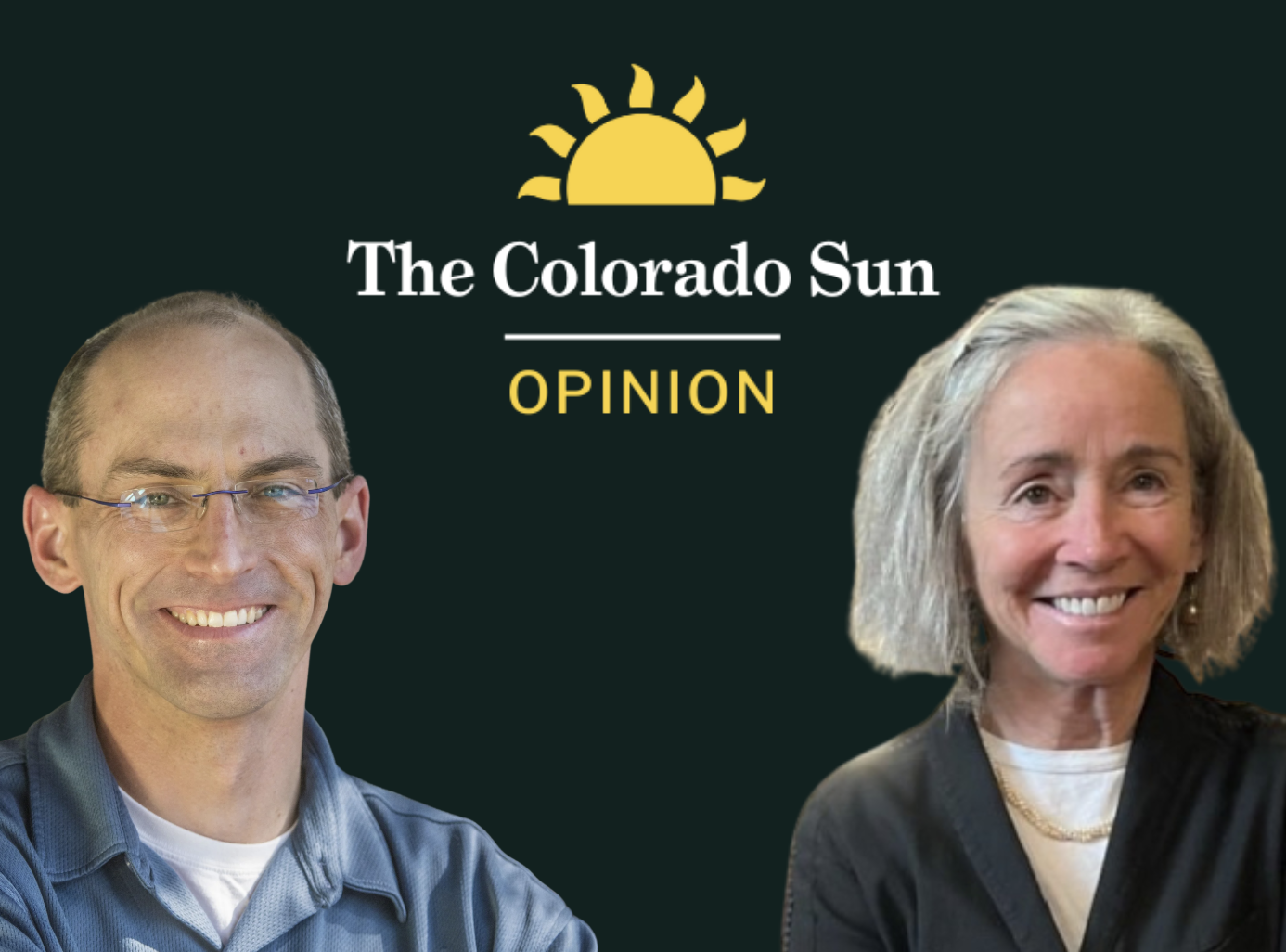 State Sen. Judy Amabile and State Sen. Mike Weissman