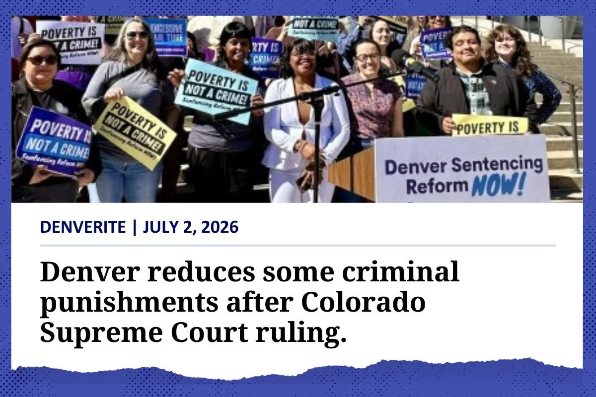 Denver reduces some criminal punishments after Colorado Supreme Court Ruling.