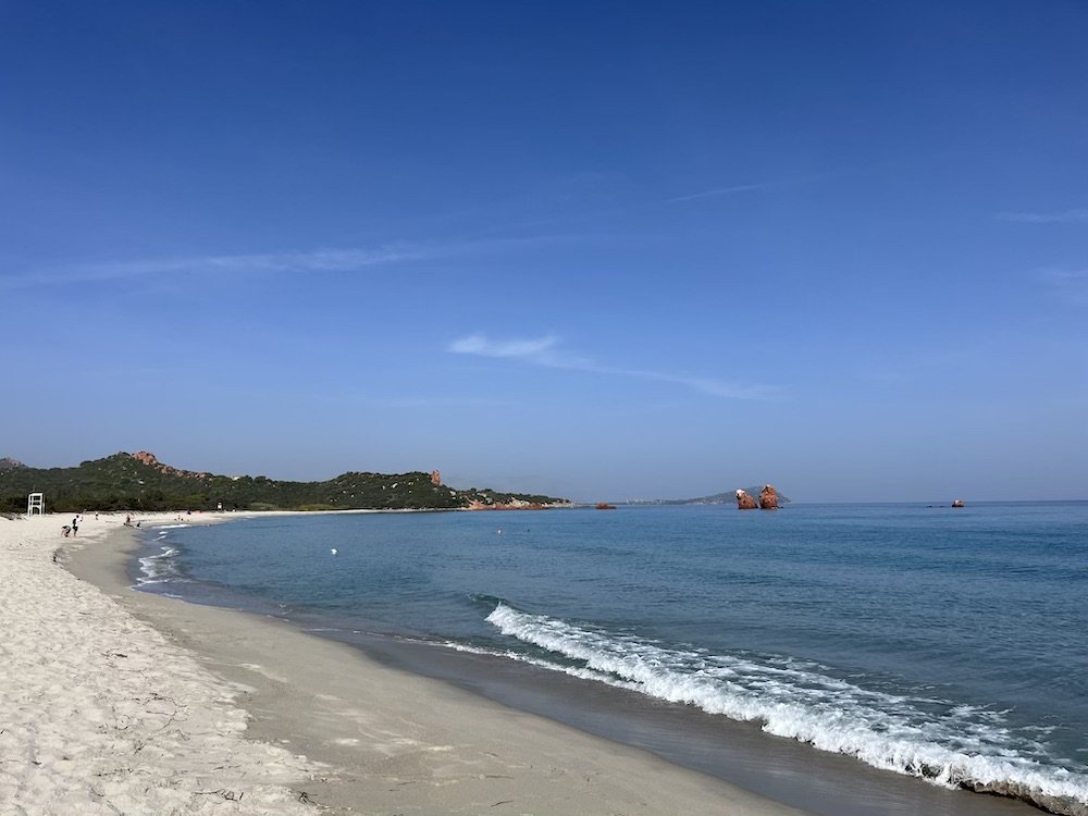 Spiaggia di Cea, a blue-flagged beach in east Sardinia