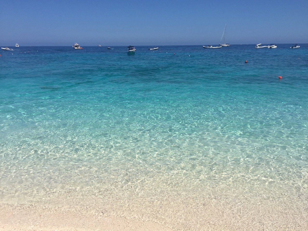 The translucent waters of Cala Mariolu