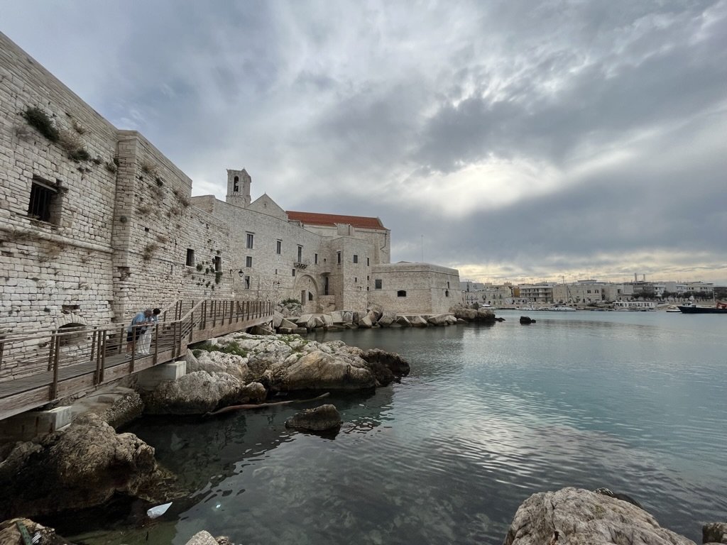 The waterfront promenade in Giovinazzo