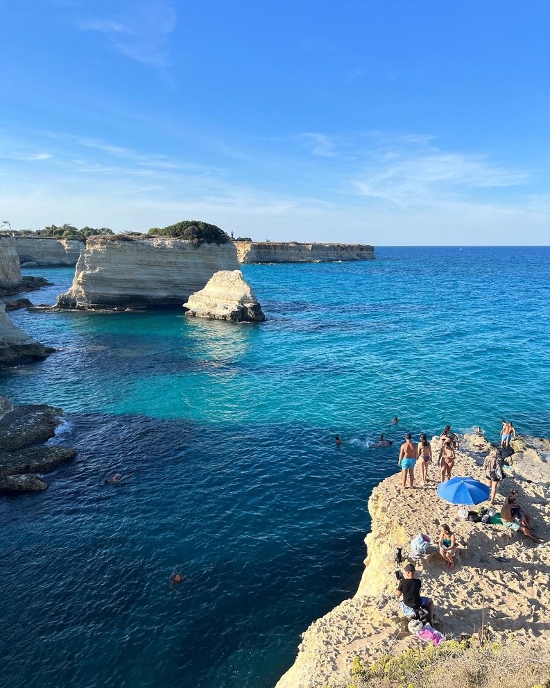 A swimming spot in Torre Sant'Andrea