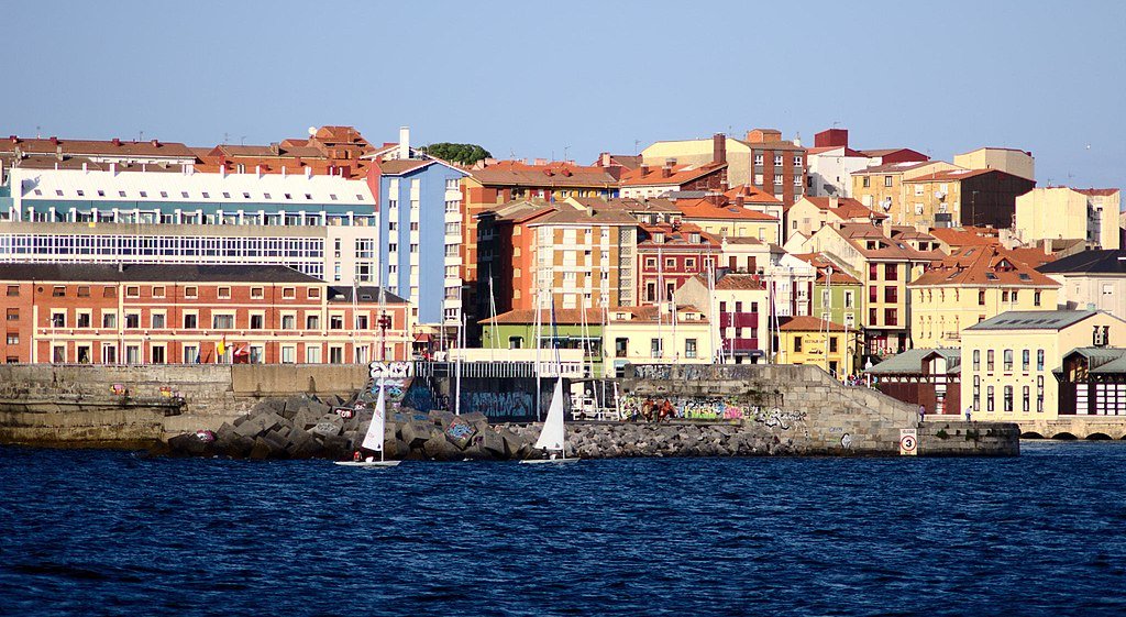 Gijón's waterfront