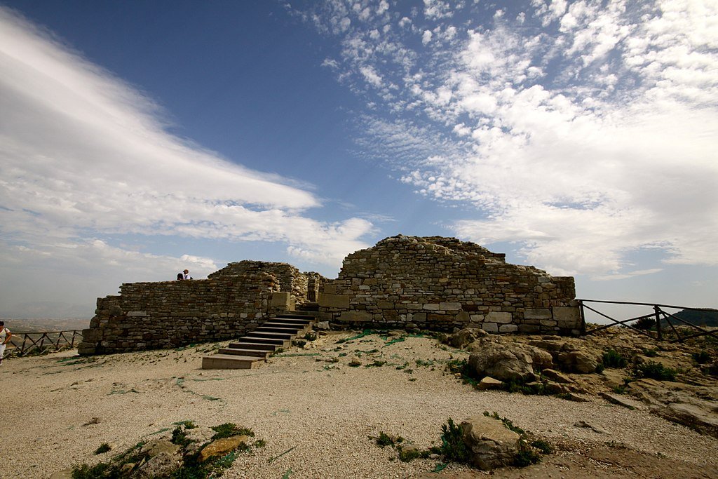 Ruins of the Swabian castle at the north acroplois