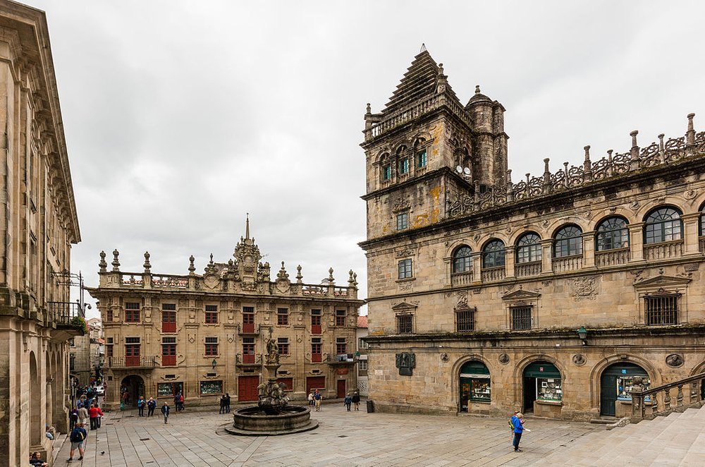 Plaza de las Platerias in Santiago de Compostela