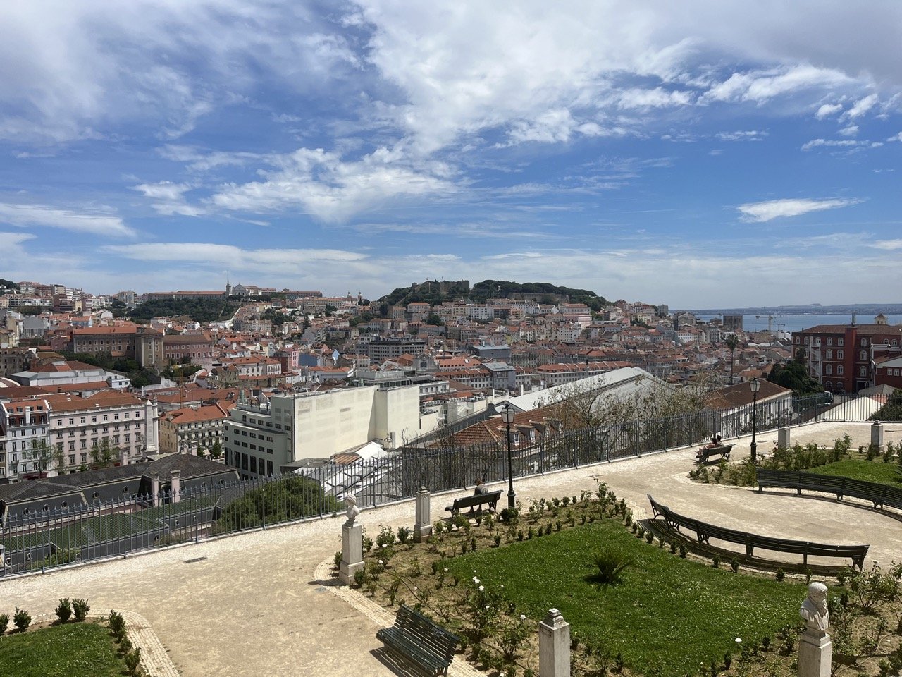 View of Lisbon from Miradouro de Alcantara