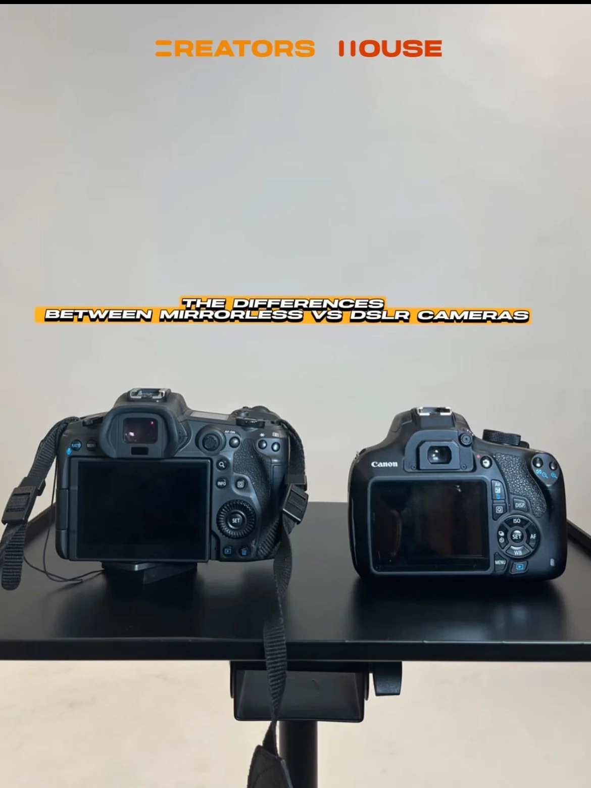 Swipe for the differences between Mirrorless cameras and DSLR cameras 📸

#camera #dslr #canon #mirrorless #cameras