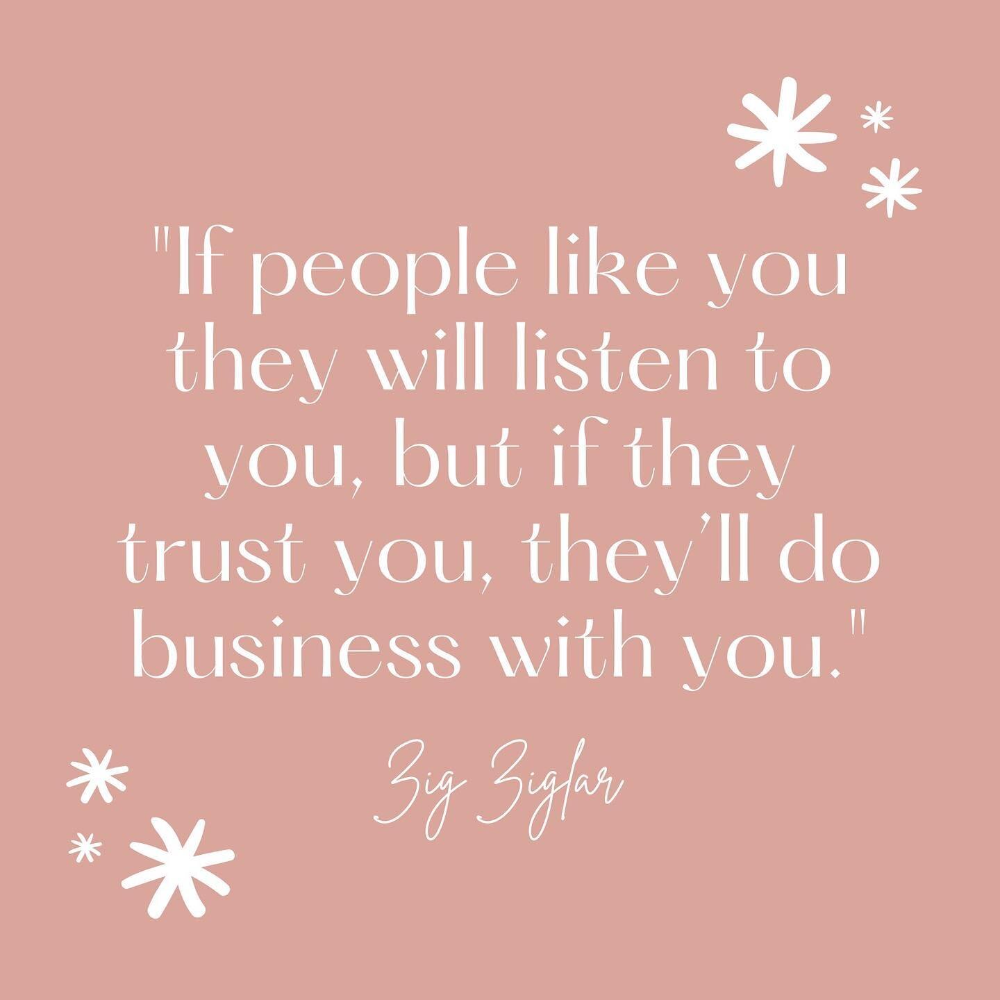 ✨What matters most to your business?✨
.
I posted a week or so ago about building a business with a lot of heart&mdash;this is exactly why doing so matters to me.🤍
.
Liking someone or a strategy is surface level, trusting it/them requires a deeper co