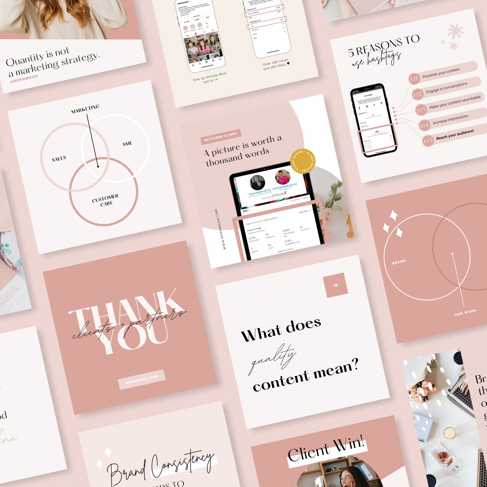 Modern Moxie Social Templates