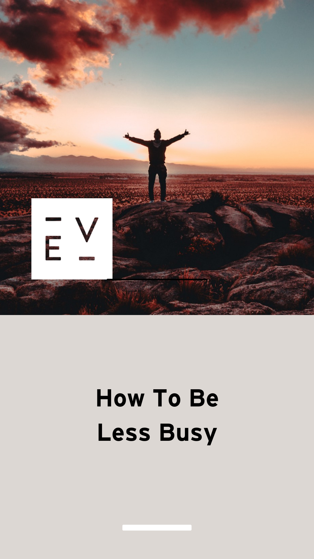 How To Be Less Busy — Elan Vital | Silicon Valley Executive Coaching