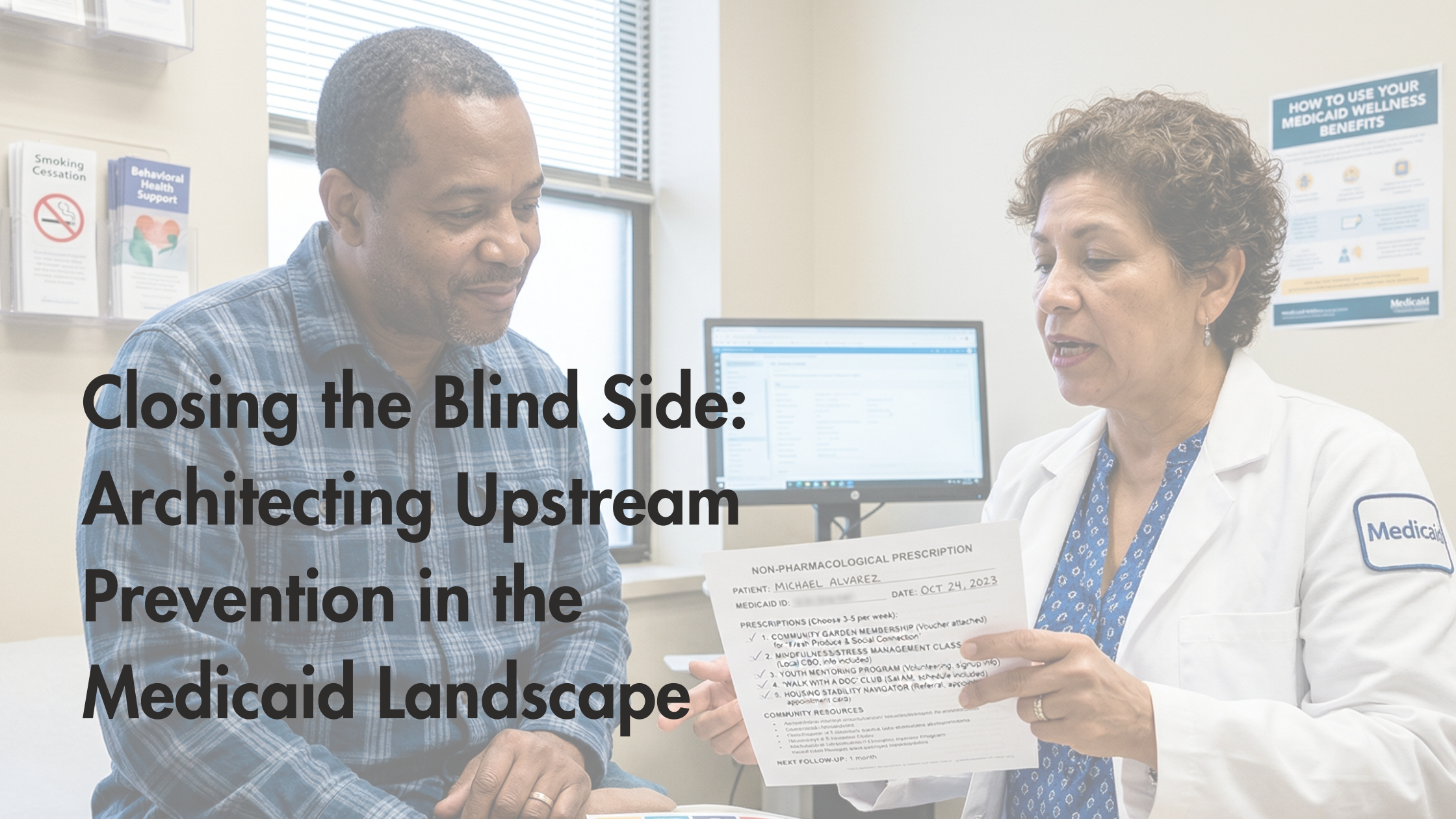 Closing the Blind Side: Architecting Upstream Prevention in the Medicaid Landscape