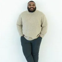 Black and white photo of Diontre Pate