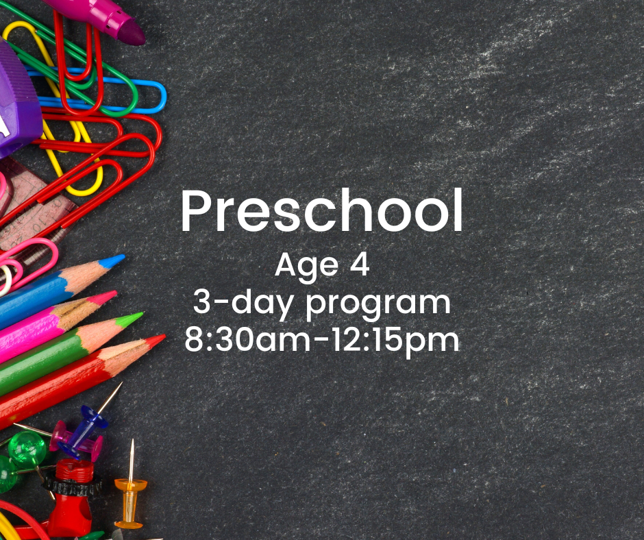 Veritas Academy | PreK Age 4 | 3-Day