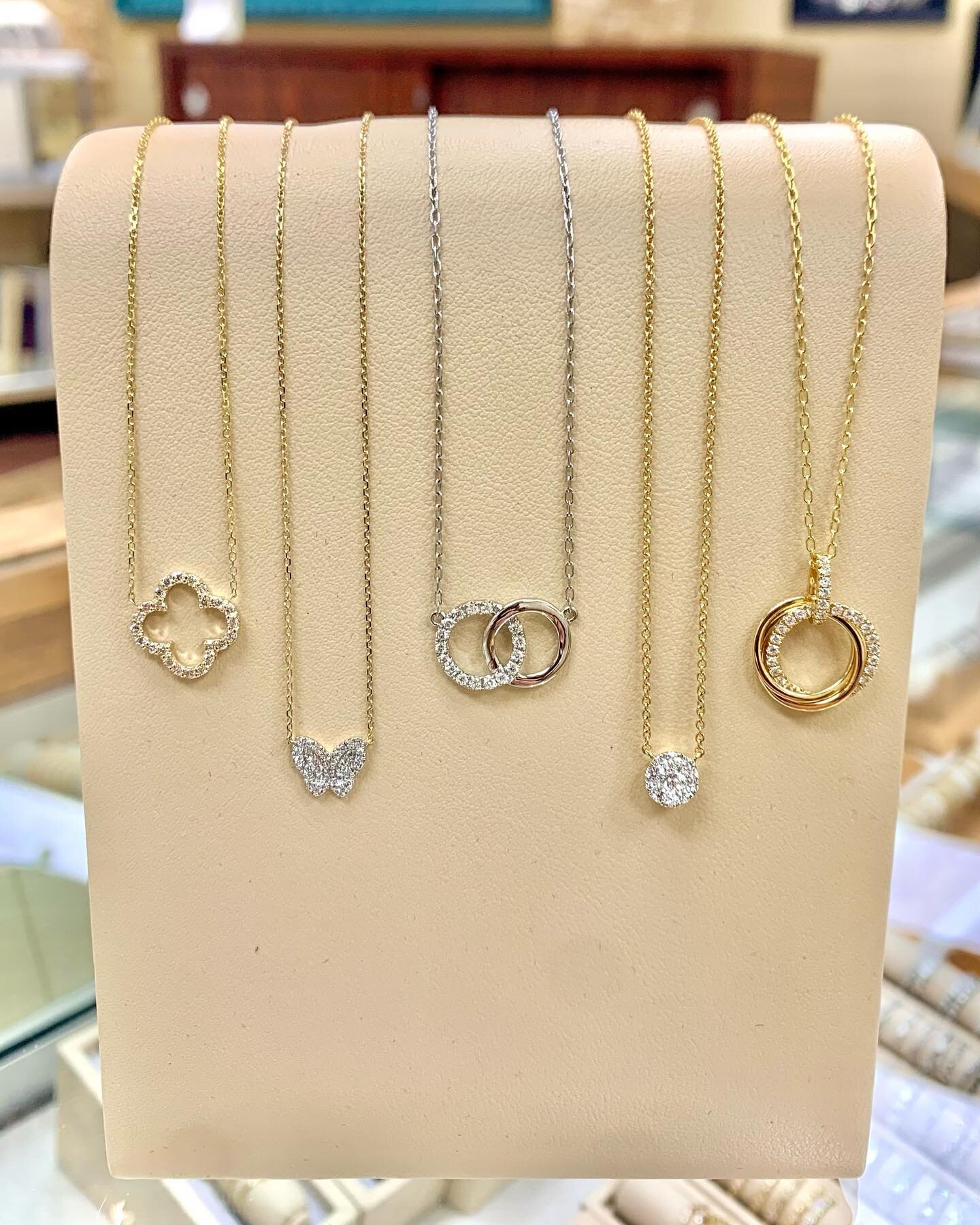 S A L E ‼️ begins May 9-20th and these diamond necklaces will be 20% off!

A beautiful gift💎
Layaways are accepted! 
DM for prices 💌

#maysale #sale #diamonds #ags #jewelry #sale #charlottejeweler #charlotte diamondnecklace #diamondpendant