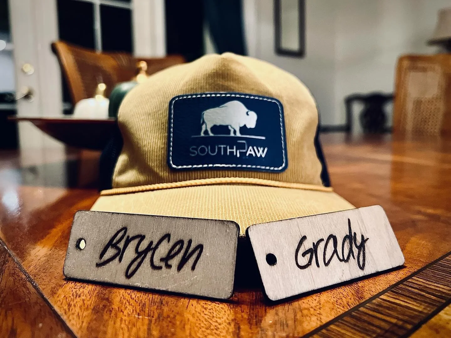 Bag tags for the boys&rsquo; sports bags. These have a QR code of the back that when scanned will give the option to call or text and let me know they&rsquo;ve been found. 

#woodwork #woodworking #lasercutting #laserengraving #laser #qr #qrcode #bag