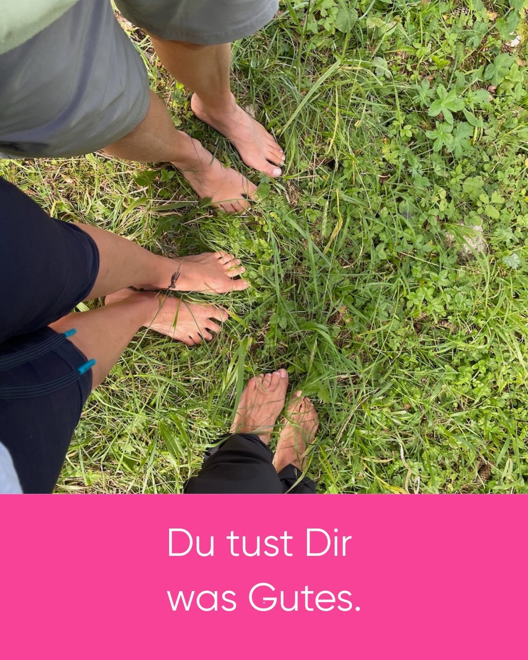 &bdquo;Du tust Dir was Gutes&ldquo;. 
Ich m&ouml;chte (und gebe alles 😊) damit Deine gl&uuml;ckstupfer-Auszeit sich vom ersten bis zum letzten Moment so f&uuml;r Dich anf&uuml;hlt. 🤍

Das Bild ist im Juli 2022 auf der gl&uuml;ckstupfer-Auszeit &bdq