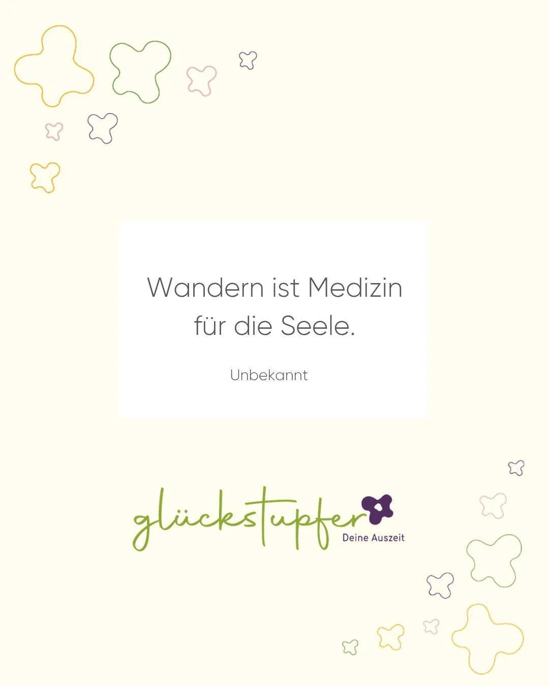 "Wann hast du das letzte Mal gesp&uuml;rt, wie gut es tut, einfach nur DA zu sein? 🌬️✨"

Einfach loslaufen und den Kopf frei bekommen... F&uuml;r mich ist Wandern die reinste Kraftquelle. 🏔️ Ich durfte das schon als Kind in den Schweizer 