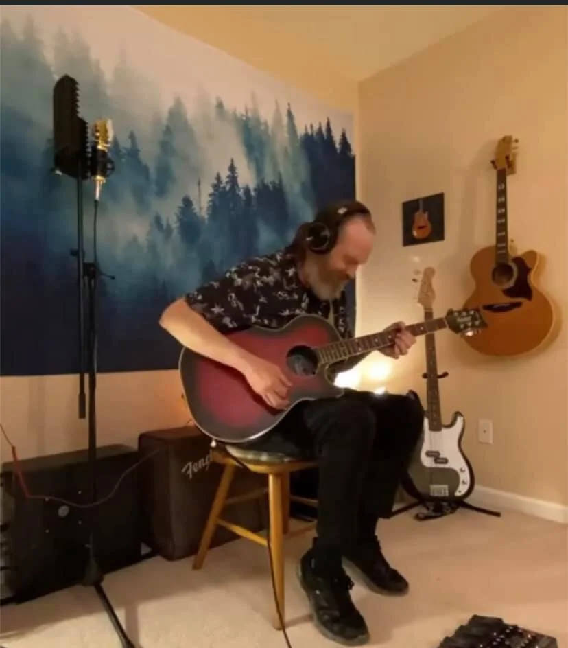 Bremerton artist Charles Parker in the Studio March 2021