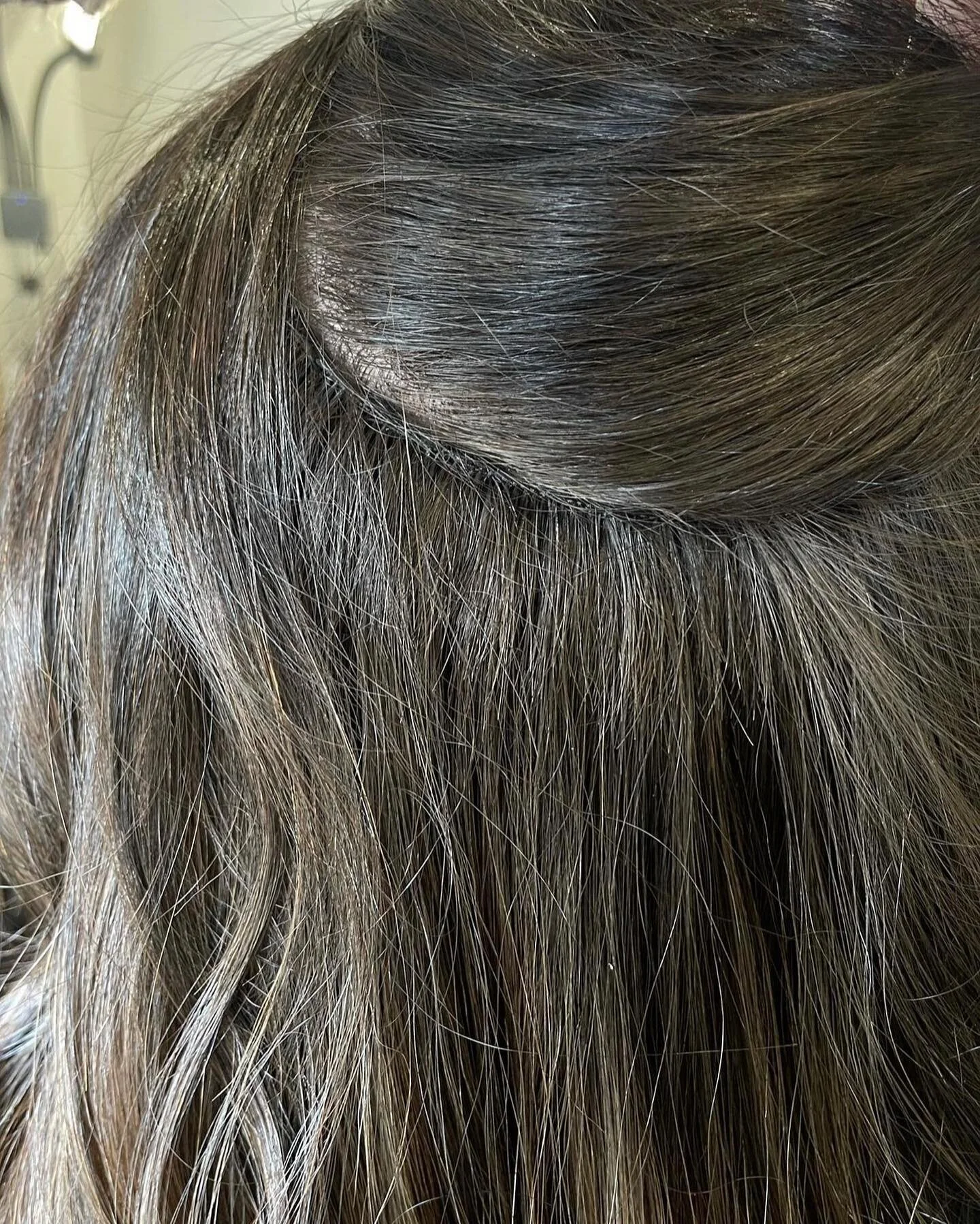 It&rsquo;s the completely custom color blend making these Mane Concept rows 100% undetectable.

@ashtcarp.hair &amp; @emma.harlows are the dream team and we are here 👏🏻 for 👏🏻 it 👏🏻

We are completely closed for March &amp; April classes! We ha